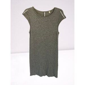 Women's Size Small 100% Cashmere Cap Sleeve Dress Crystal details by LISLI